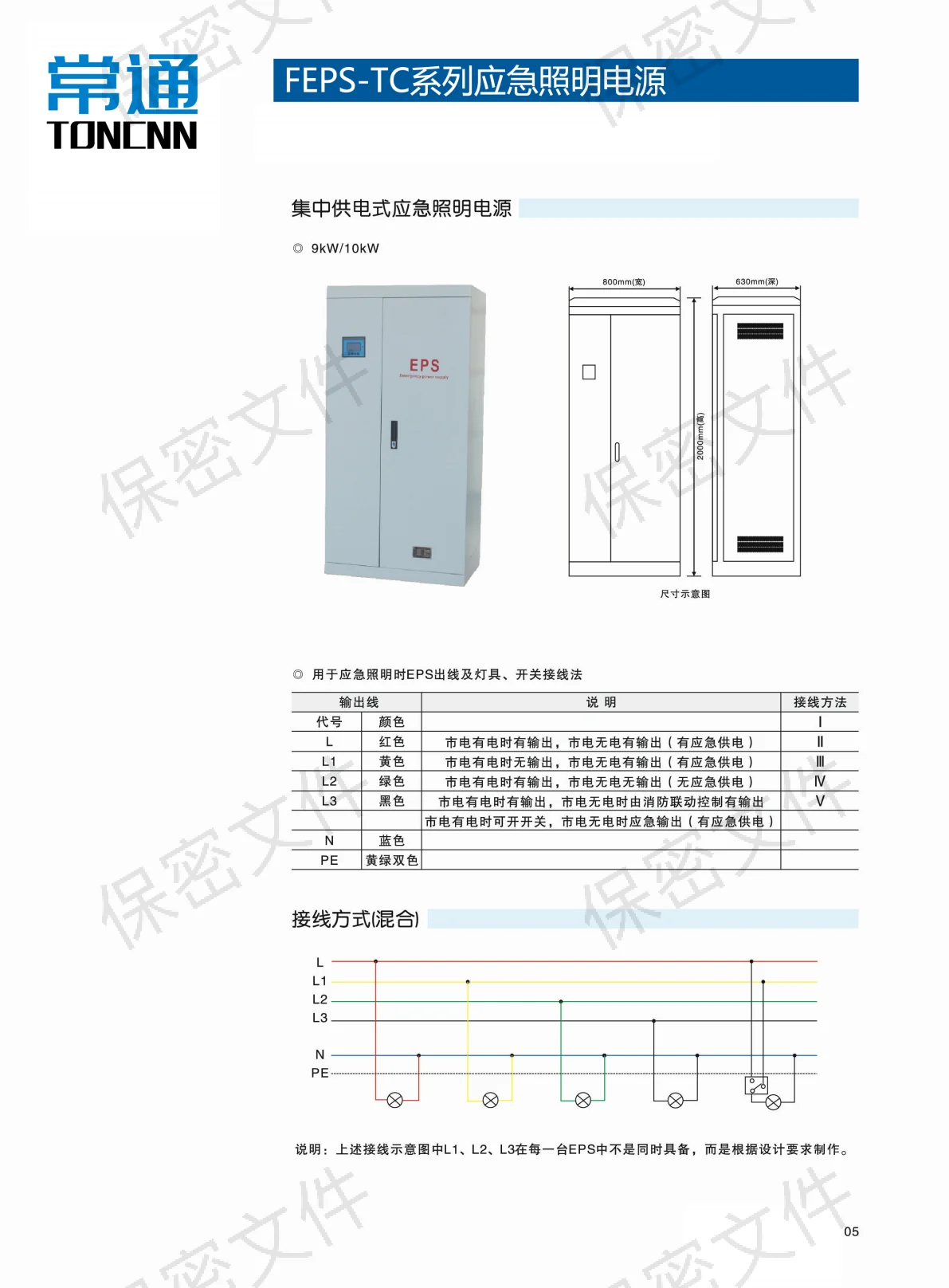 照明EPS电源 彩页第05页
